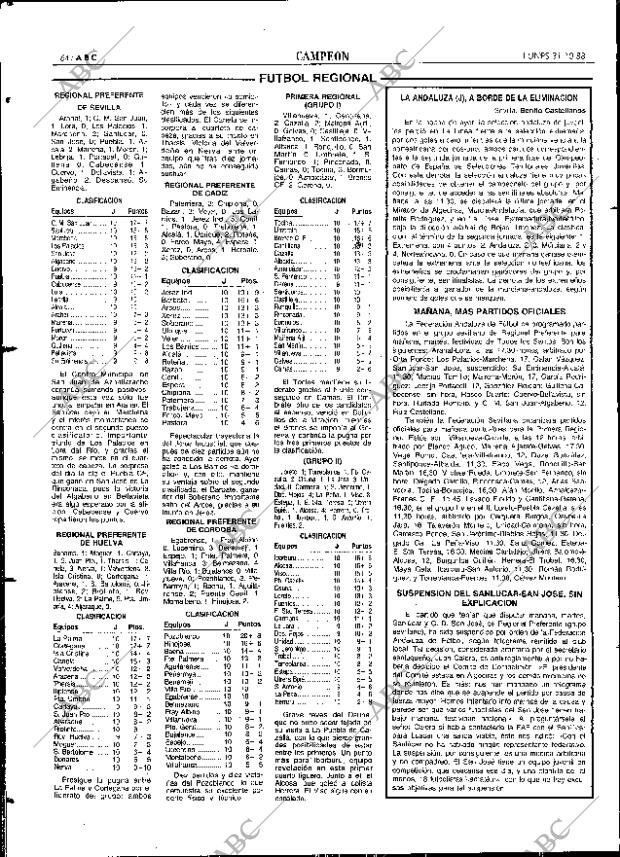 ABC SEVILLA 31-10-1988 página 64