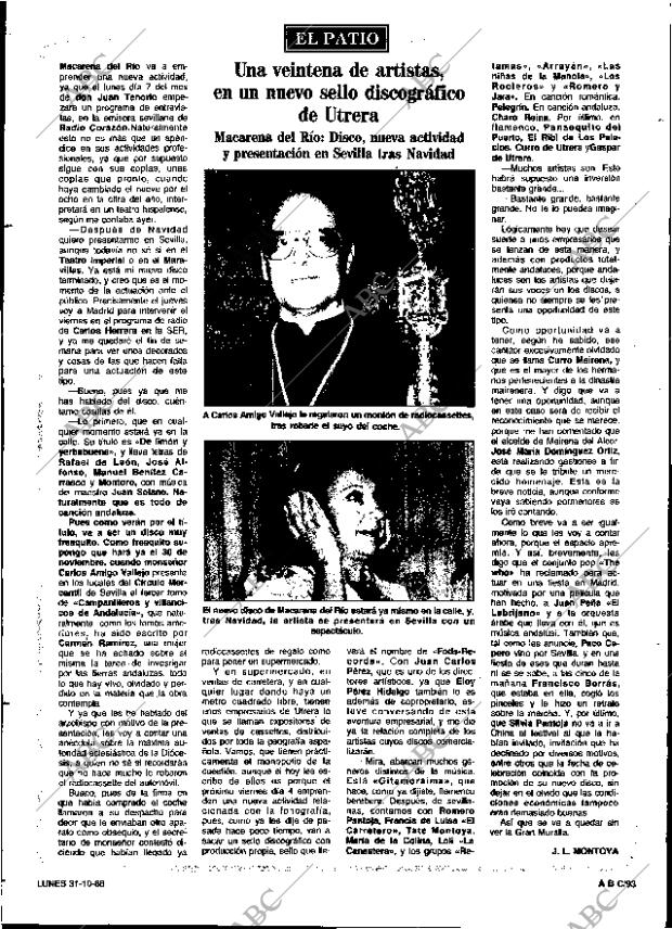 ABC SEVILLA 31-10-1988 página 93