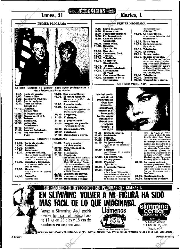 ABC SEVILLA 31-10-1988 página 94