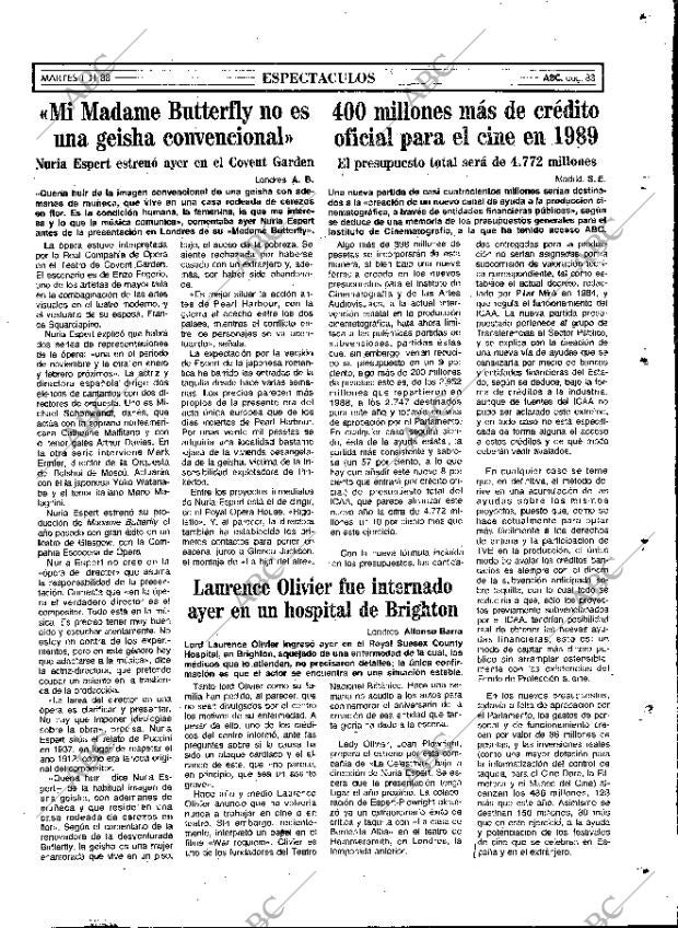 ABC MADRID 01-11-1988 página 83