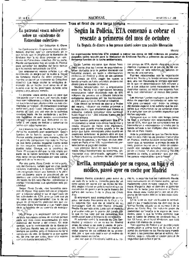 ABC SEVILLA 01-11-1988 página 20