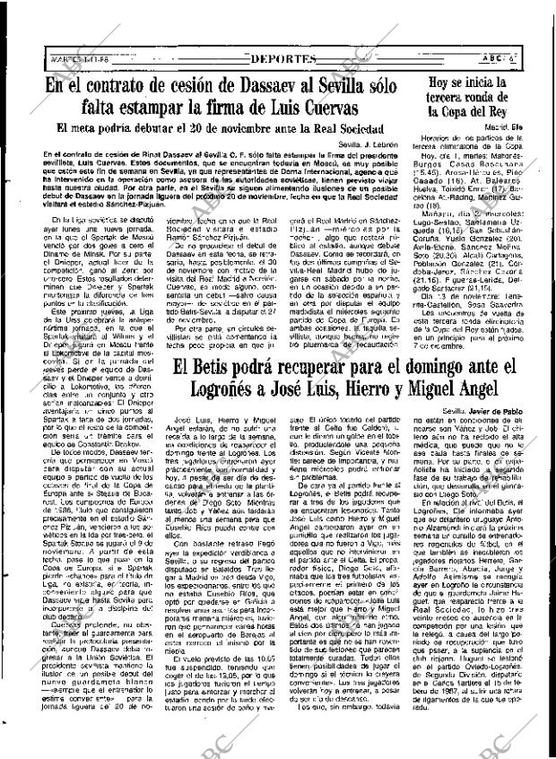 ABC SEVILLA 01-11-1988 página 61