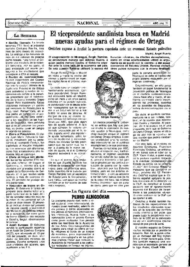 ABC MADRID 06-11-1988 página 31