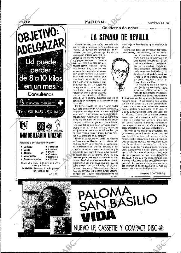 ABC MADRID 06-11-1988 página 38