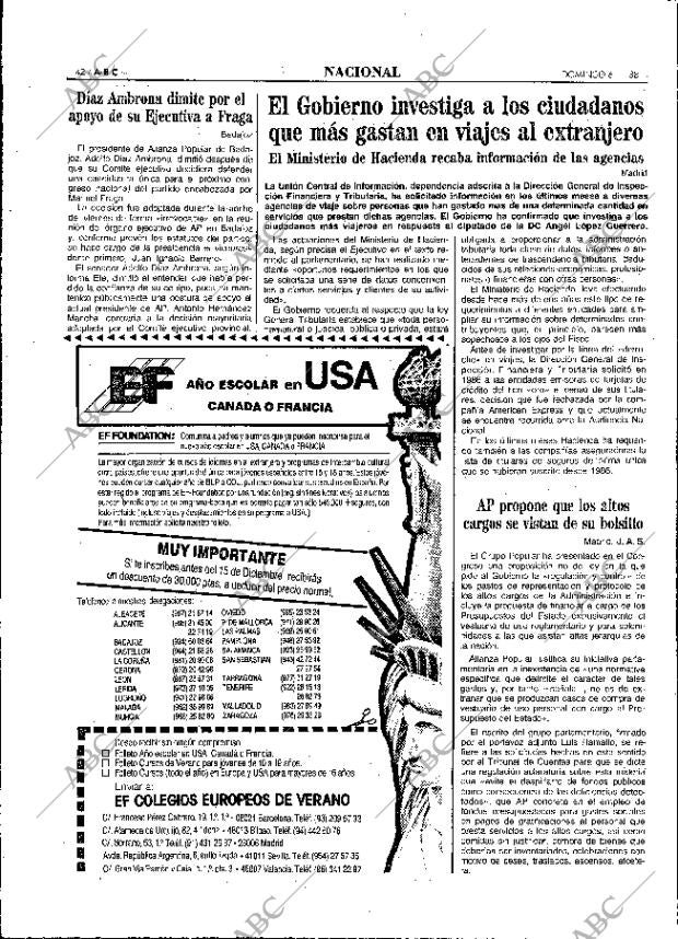 ABC MADRID 06-11-1988 página 42