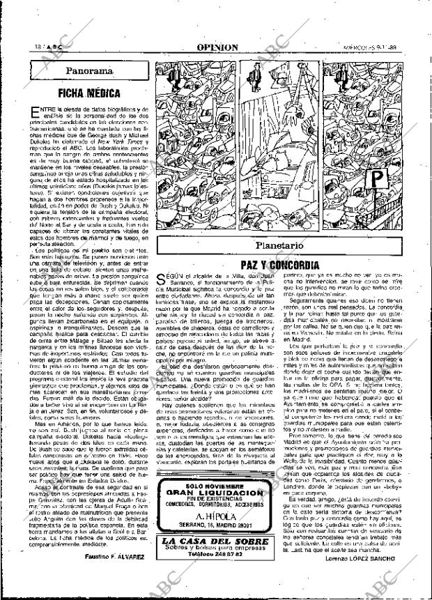 ABC MADRID 09-11-1988 página 18