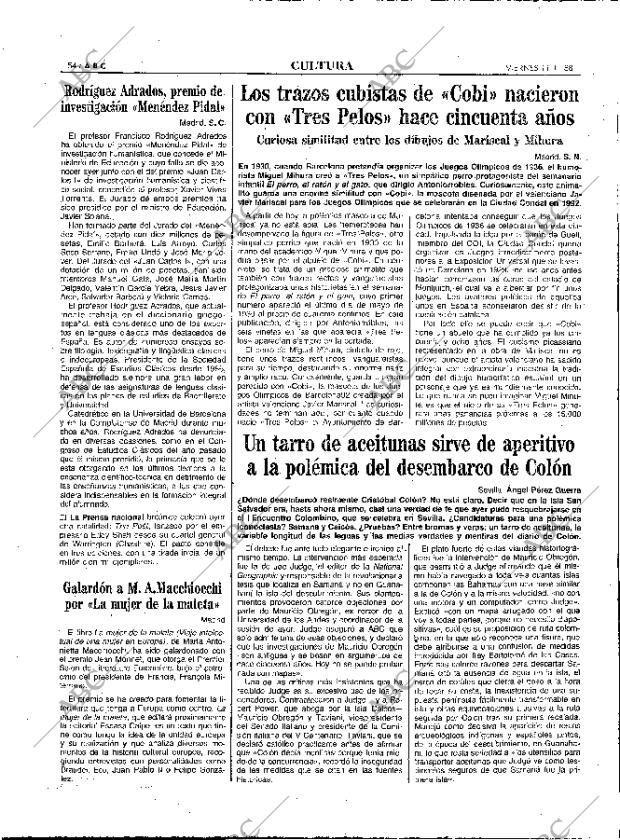 ABC MADRID 11-11-1988 página 54