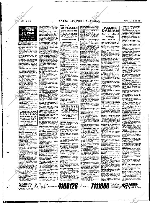ABC MADRID 15-11-1988 página 130