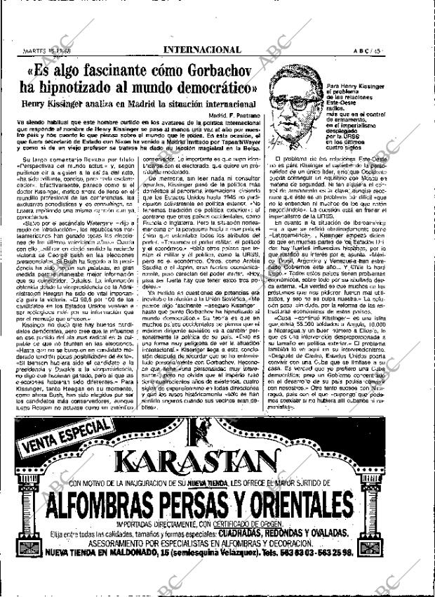 ABC MADRID 15-11-1988 página 45