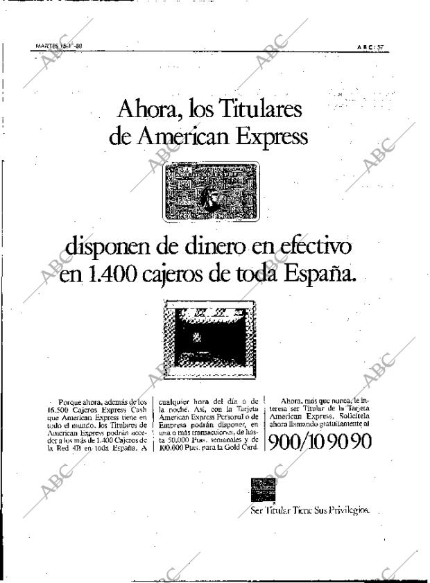 ABC MADRID 15-11-1988 página 57