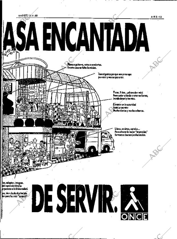 ABC MADRID 15-11-1988 página 65