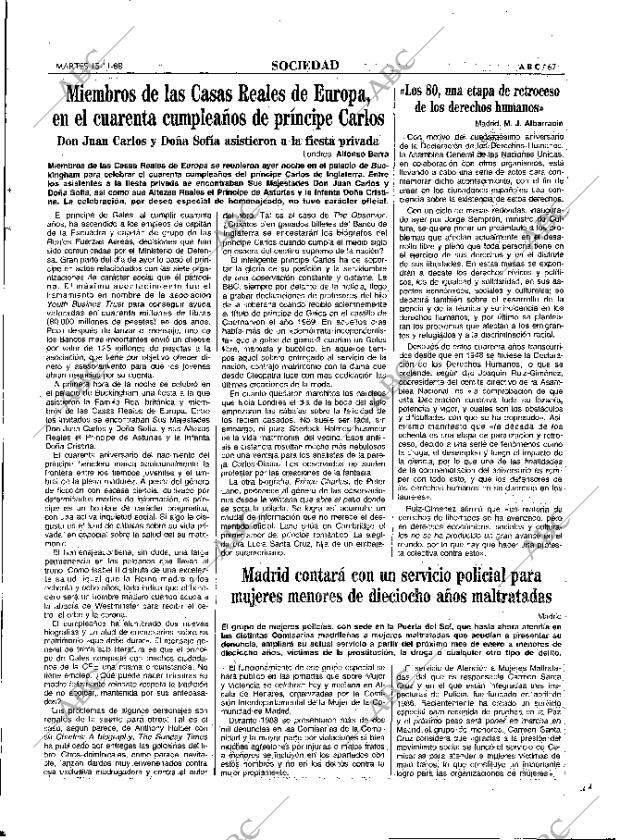 ABC MADRID 15-11-1988 página 67