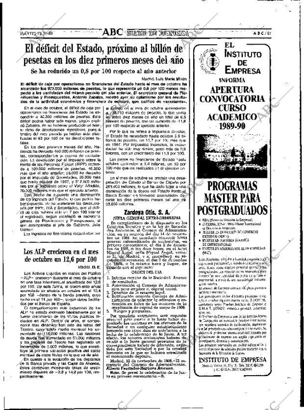 ABC MADRID 15-11-1988 página 81