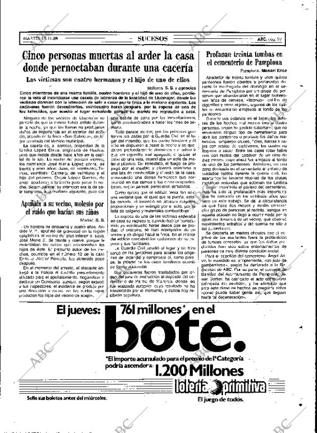 ABC MADRID 15-11-1988 página 97