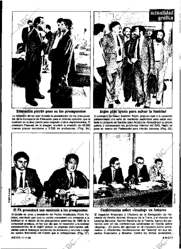 ABC SEVILLA 17-11-1988 página 11