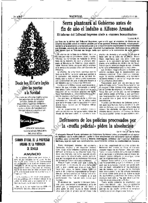 ABC SEVILLA 17-11-1988 página 24