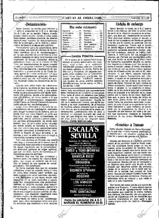 ABC SEVILLA 19-11-1988 página 22