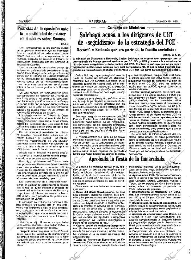 ABC SEVILLA 19-11-1988 página 28