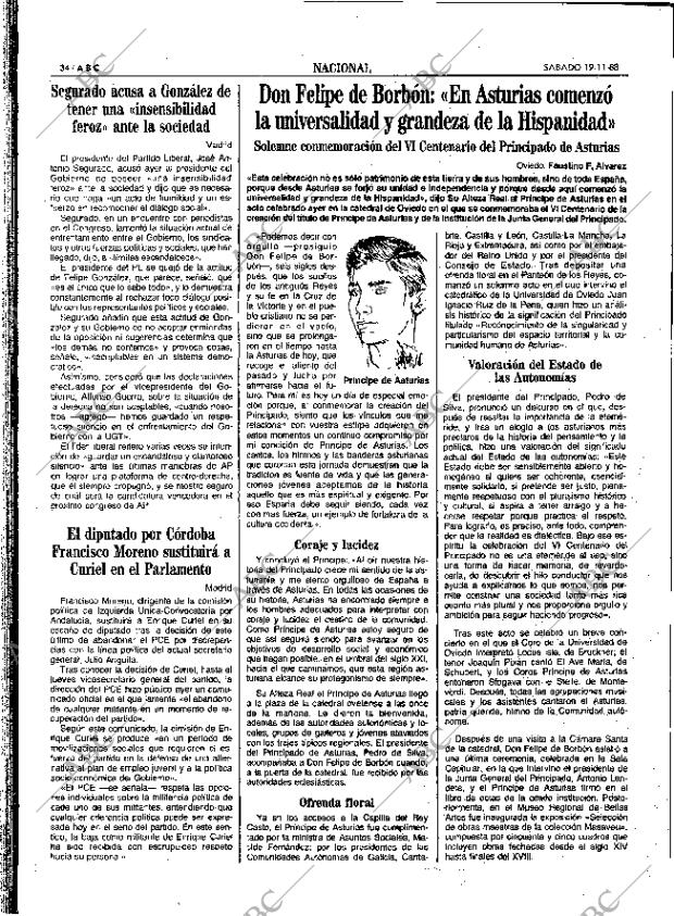 ABC SEVILLA 19-11-1988 página 34
