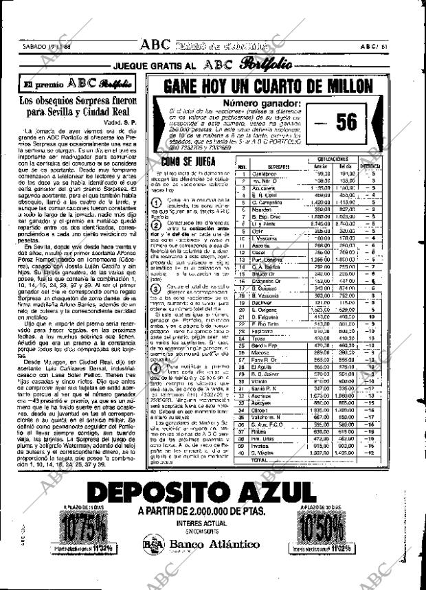 ABC SEVILLA 19-11-1988 página 69
