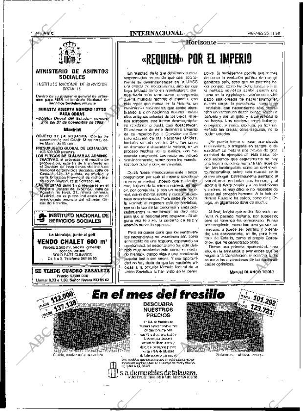 ABC MADRID 25-11-1988 página 44