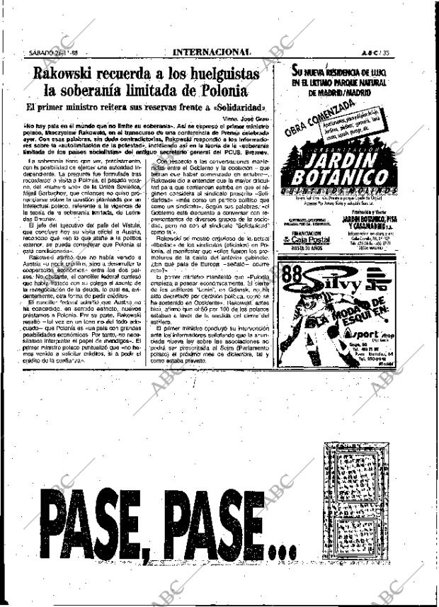 ABC MADRID 26-11-1988 página 35