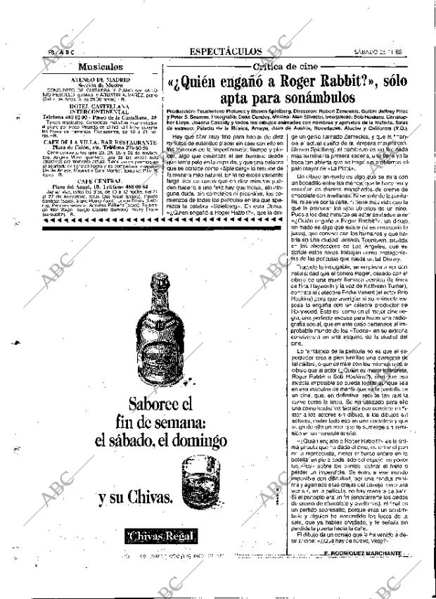 ABC MADRID 26-11-1988 página 98