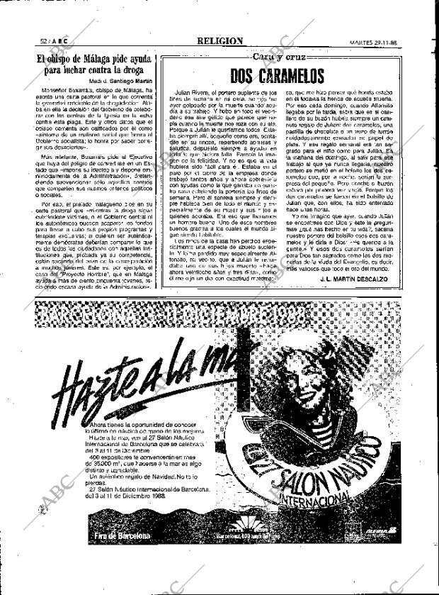 ABC MADRID 29-11-1988 página 52