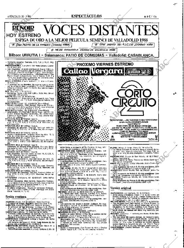 ABC MADRID 30-11-1988 página 105