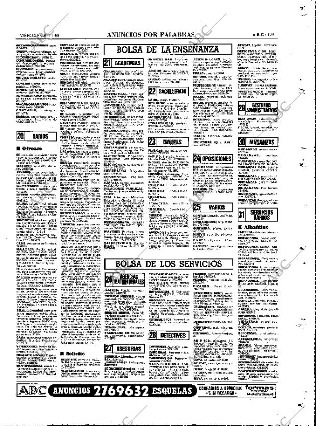 ABC MADRID 30-11-1988 página 129