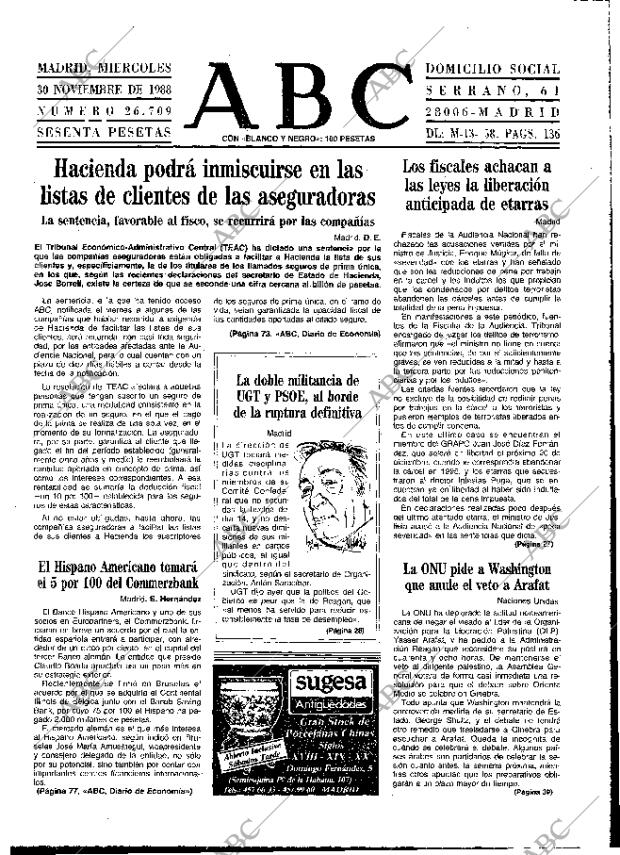 ABC MADRID 30-11-1988 página 21