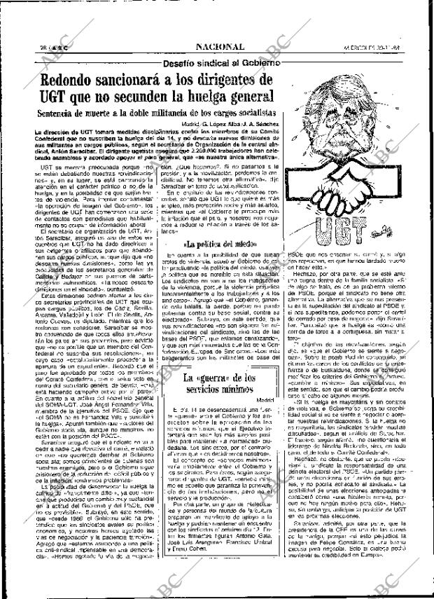 ABC MADRID 30-11-1988 página 28