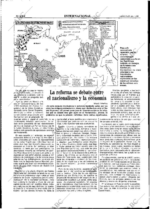 ABC MADRID 30-11-1988 página 40
