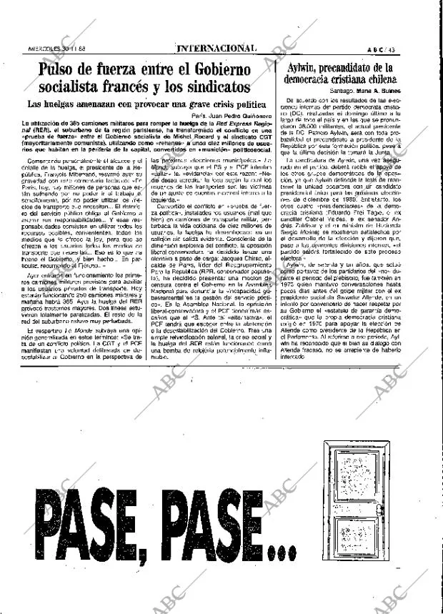 ABC MADRID 30-11-1988 página 43