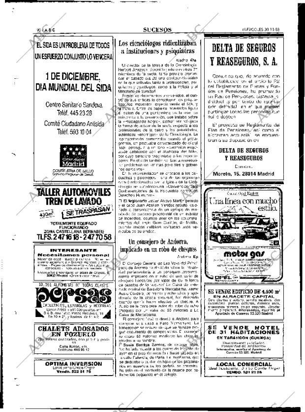 ABC MADRID 30-11-1988 página 90