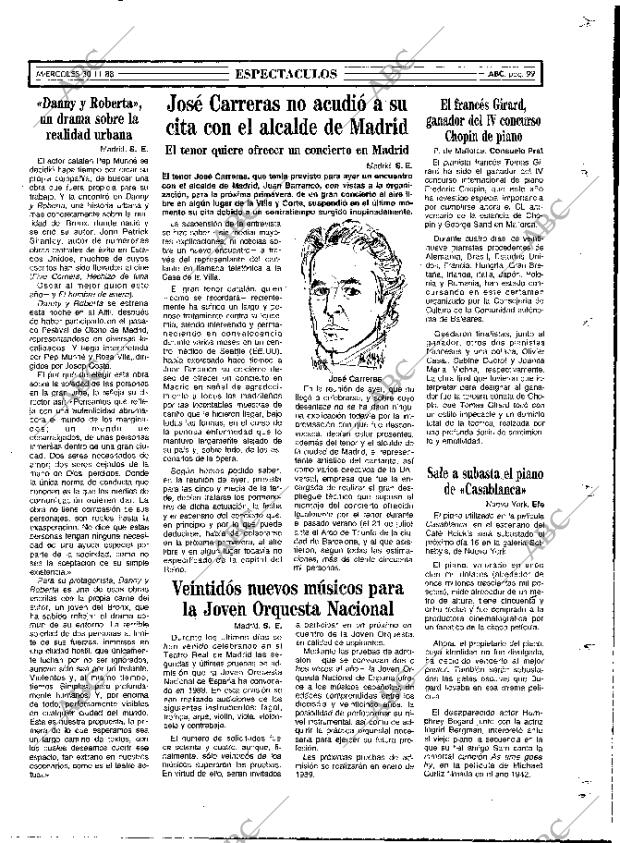 ABC MADRID 30-11-1988 página 99