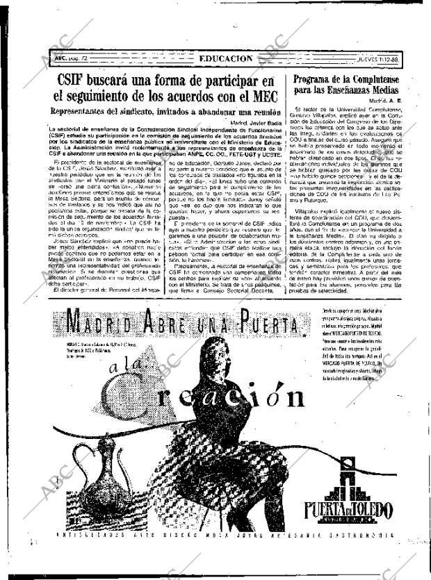 ABC MADRID 01-12-1988 página 72