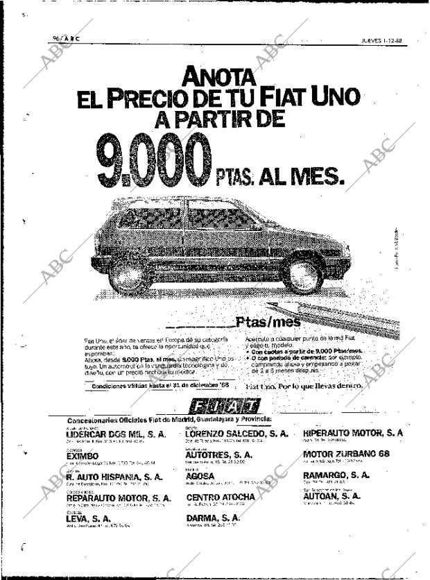 ABC MADRID 01-12-1988 página 96