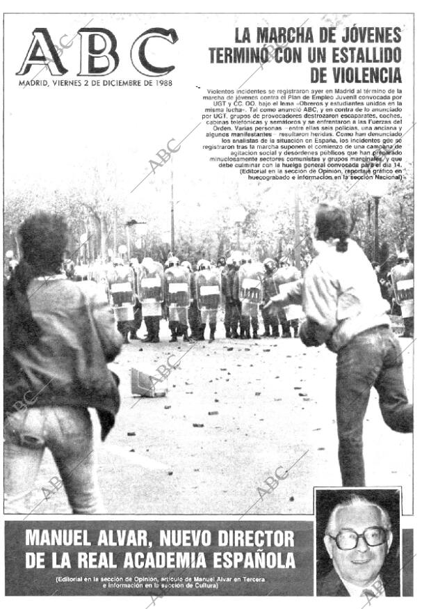 ABC MADRID 02-12-1988 página 1