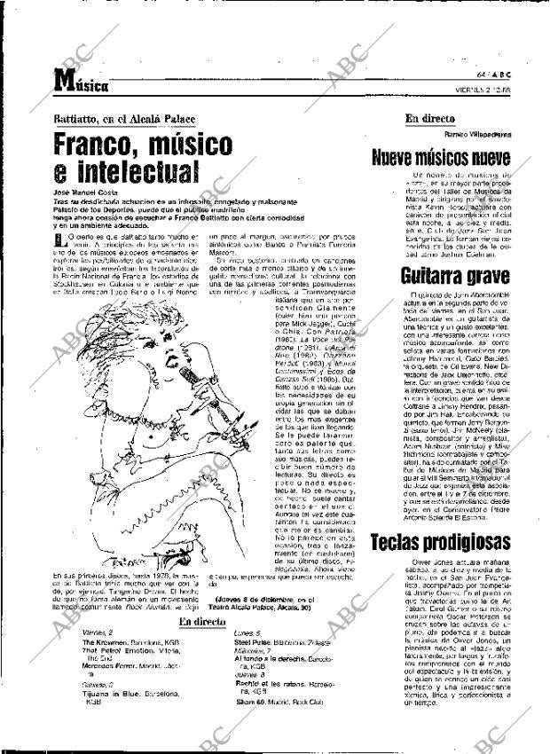 ABC MADRID 02-12-1988 página 64
