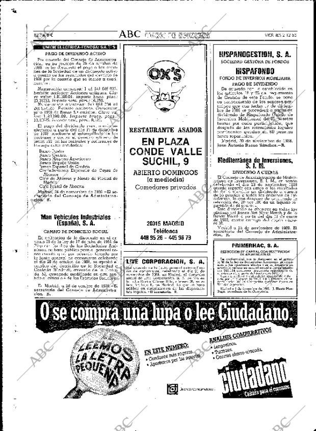 ABC MADRID 02-12-1988 página 82