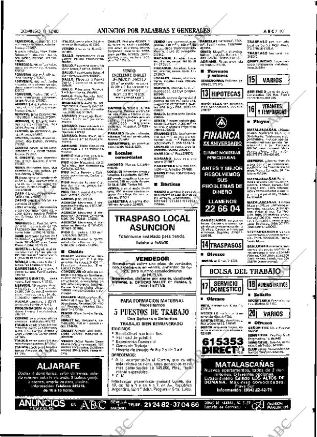ABC SEVILLA 11-12-1988 página 101