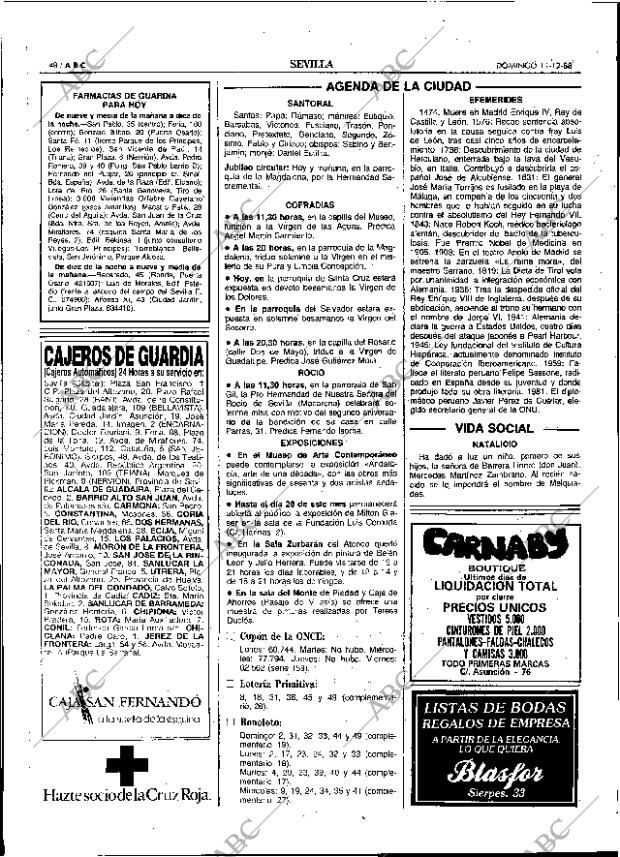 ABC SEVILLA 11-12-1988 página 48