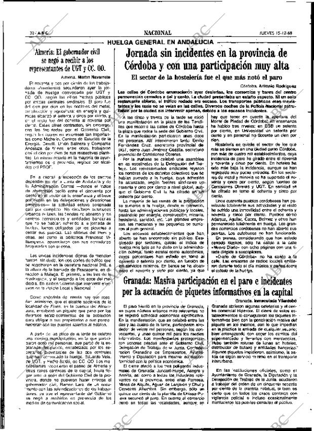 ABC SEVILLA 15-12-1988 página 30