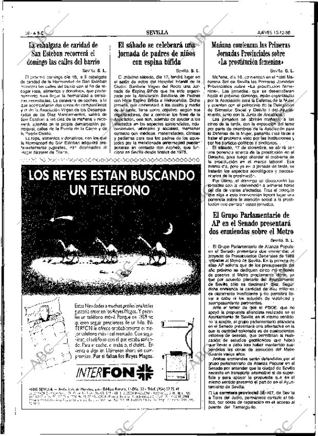 ABC SEVILLA 15-12-1988 página 58