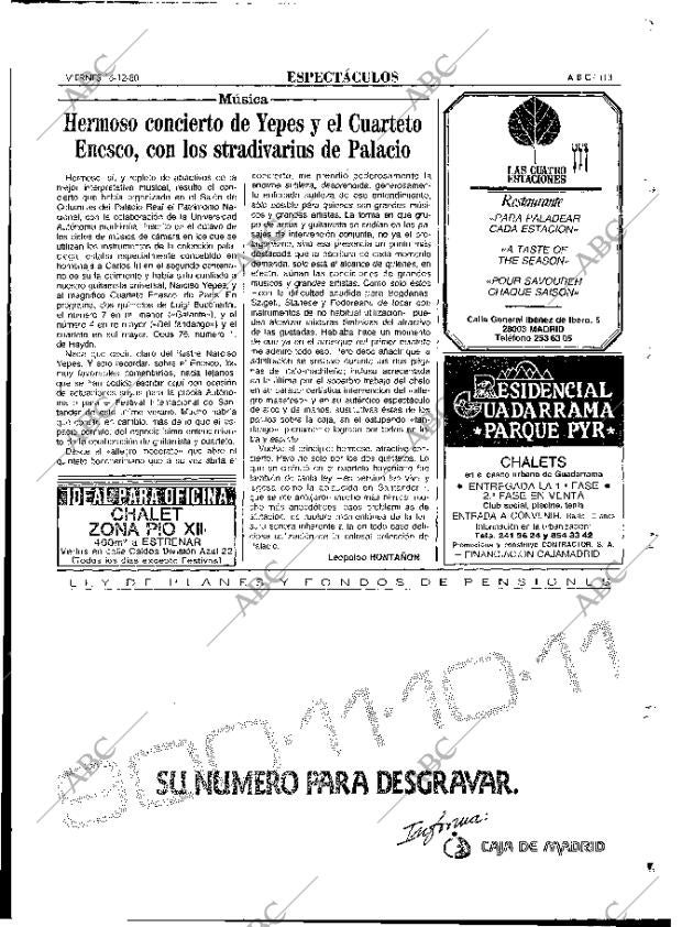 ABC MADRID 16-12-1988 página 113