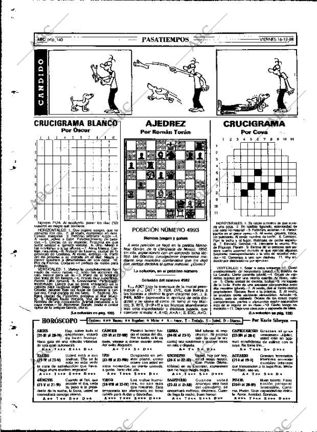 ABC MADRID 16-12-1988 página 140