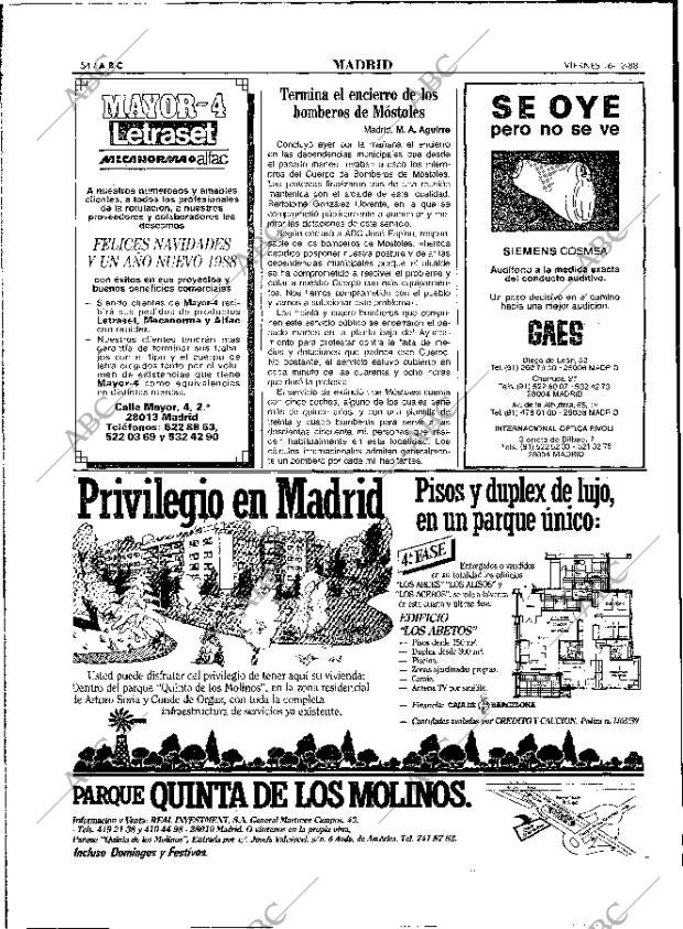 ABC MADRID 16-12-1988 página 54