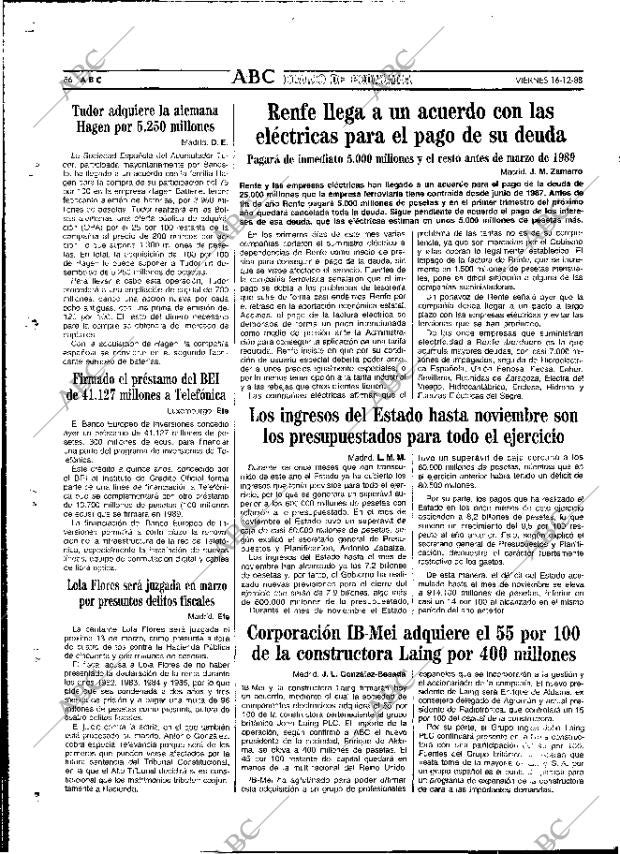 ABC MADRID 16-12-1988 página 86