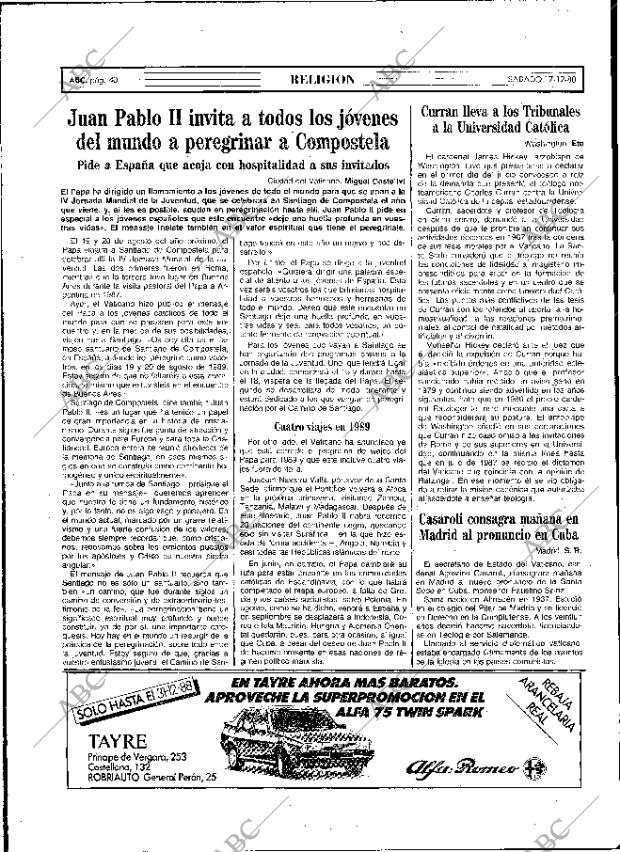ABC MADRID 17-12-1988 página 40
